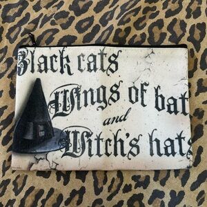 Cosmetics Accessories Pouch New Witchy Print Makeup Bag